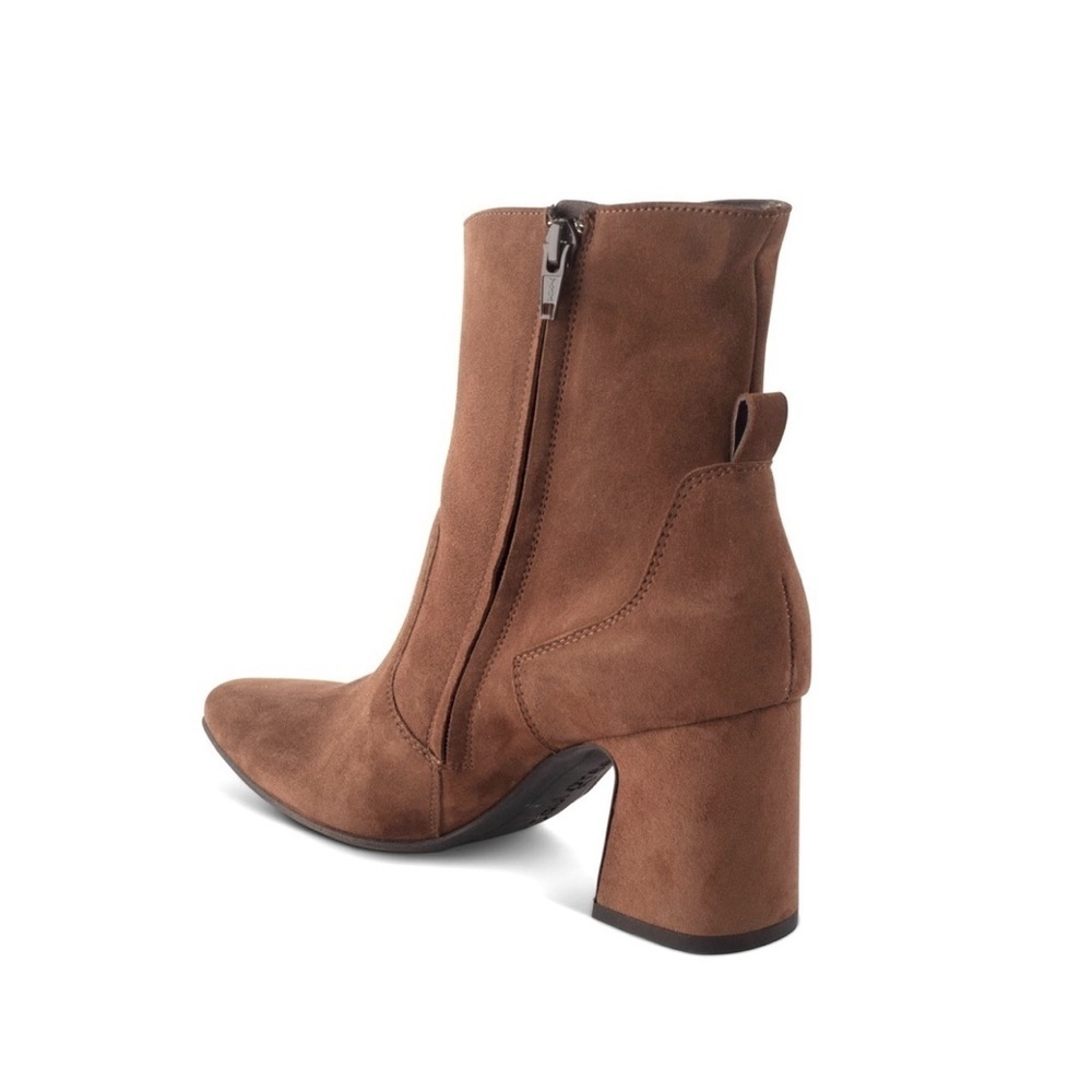 NEW Paul Green Nepal Bootie Nougat Brown Suede Size 7.5 US 5 UK - Picture 2 of 9